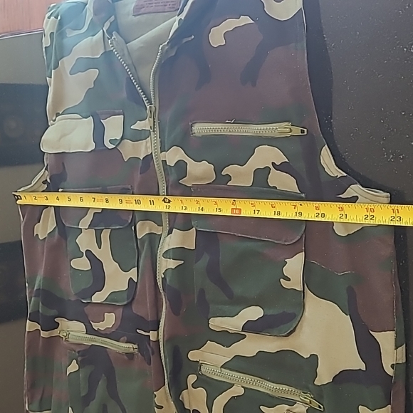 Camouflage Unisex Utility Vest - Picture 13 of 14